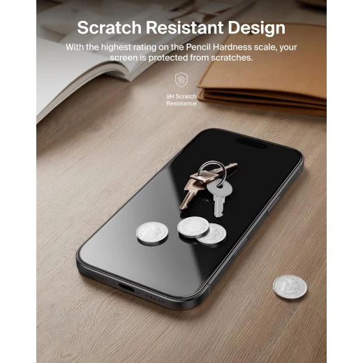 واقي شاشة Belkin مضاد للميكروبات لجهاز iPhone 17 Air - احمِ شاشتك - بيلكين - Image 6