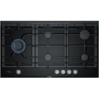 Bosch Series 8 90cm Gas Hob Ceramic Black Cooktop 5 Burners