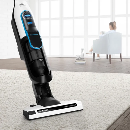 مكنسة كهربائية لاسلكية Bosch Athlet ProSilence بيضاء 28Vmax - بوش - Image 6