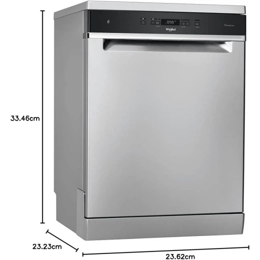 Whirlpool Dishwasher 8prog A+++ 9.5lit Inox+Power Clean - ‎Whirlpool - Image 6