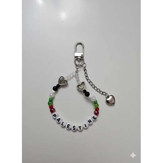 Palestine Keychain – National Pride Accessory & Gift for Loved Ones – Meaningful Symbolic Keepsake