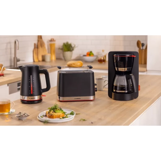 محمصة بوش MyMoment سوداء مدمجة TAT4M223 - شريحتين، تحكم متغير - بوش - Image 9