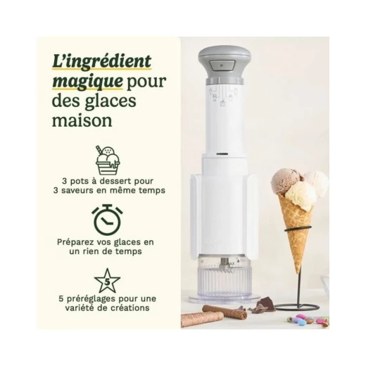 Cuisinart ICEFD10E Ice Cream Maker White Plastic 1L Automatic - Cuisinart - Image 5