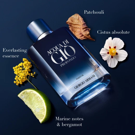 عطر جورجيو أرماني أكوا دي جيو بروفوندو للرجال 100 مل عطر بحري يدوم طويلاً - جورجيو أرماني - Image 3