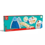 Hape 4-in-1 Climb 'n' Slide Gym Set – Multi-Activity Wooden Play Center for Active Toddlers - Hape