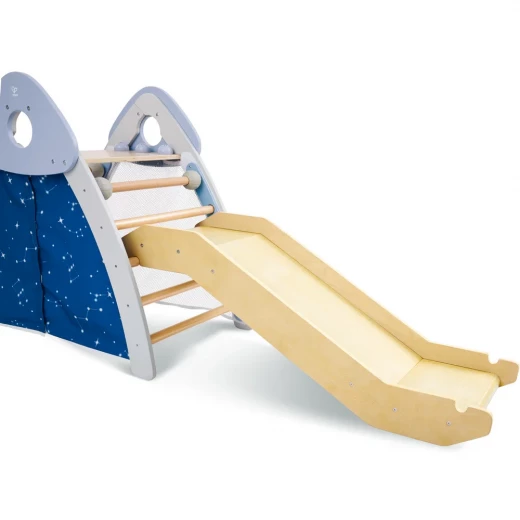 Hape 4-in-1 Climb 'n' Slide Gym Set – Multi-Activity Wooden Play Center for Active Toddlers - Hape - Image 7