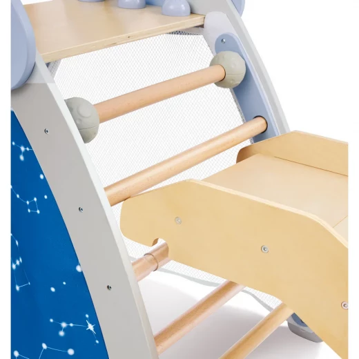 Hape 4-in-1 Climb 'n' Slide Gym Set – Multi-Activity Wooden Play Center for Active Toddlers - Hape - Image 11