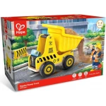 Hape Hauler Dump Truck – Durable Wooden Construction Vehicle for Imaginative and Active Play - Hape