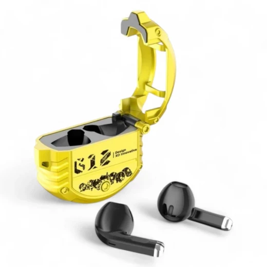 XO G12 Magic TWS Bluetooth Earphones with Charging Case - Wireless Audio Yellow XO G12 Magic TWS Bluetooth Earphones with Charging Case - Wireless Audio Yellow