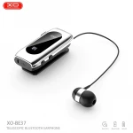 سماعة XO BE37 بلوتوث بتصميم مشبك – مع شاشة رقمية – باللون الأسود - إكس أو
