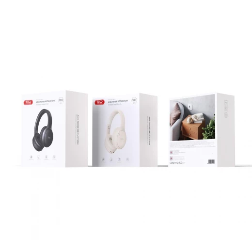 XO BE41 Bluetooth Headphones Wireless Over-Ear with Long Battery Life White - XO - Image 2