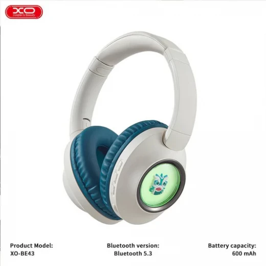XO BE43 Foldable Stereo Wireless Headphones Green - 30 Hour Playtime XO BE43 Foldable Stereo Wireless Headphones Green - 30 Hour Playtime