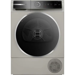 Bosch Serie 8 9kg Condenser Dryer with Heat Pump Silver A+++
