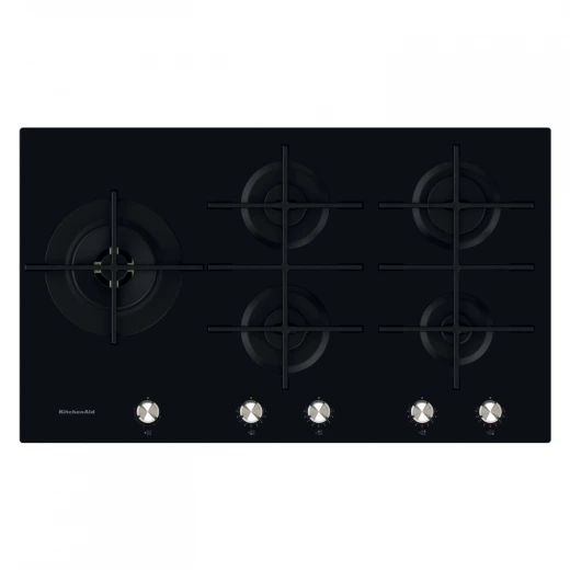 موقد سيراميك غاز مدمج KitchenAid KHGL 942 NB 86 سم - KHGD5 موقد سيراميك غاز مدمج KitchenAid KHGL 942 NB 86 سم - KHGD5