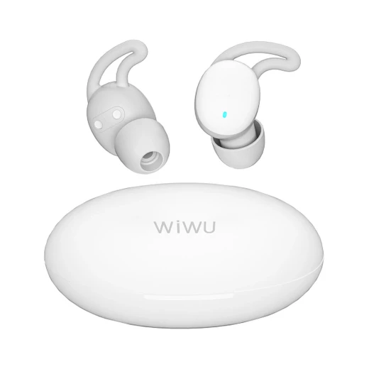 سماعات أذن لاسلكية وي وو Zero Bean T15 - بلوتوث 5.2، USB-C أبيض سماعات أذن لاسلكية وي وو Zero Bean T15 - بلوتوث 5.2، USB-C أبيض