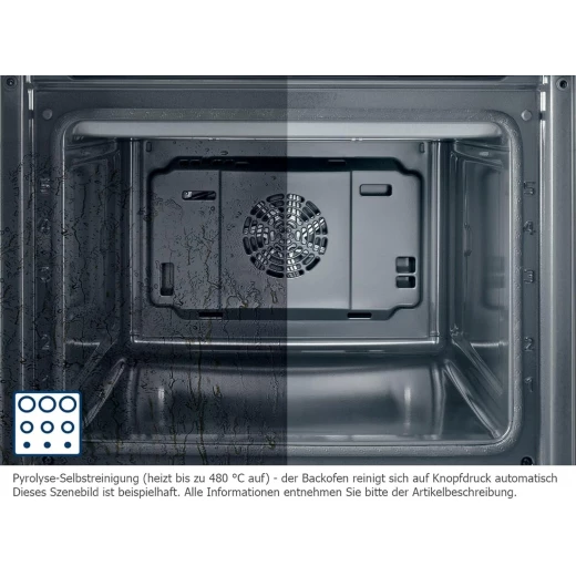 Bosch Serie 6 90cm Built-In Electric Oven 112L Black Stainless Steel - BOSCH - Image 5