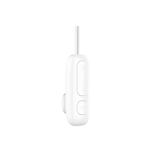 WiWU EB313 Wired Earphones with Magnetic Clamp - Stereo Sound White - Wiwu - Image 3