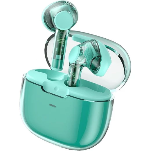 سماعات وي وو TWS12 Pure Sound اللاسلكية (TWS) بتقنية البلوتوث إصدار 5.3 – لون أزرق فيروزي | ضمان لمدة 18 شهرًا - وي وُو - Image 4