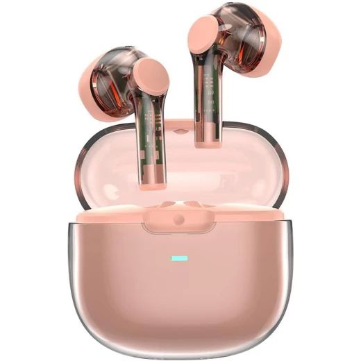 سماعات وي وو TWS12 Pure Sound اللاسلكية (TWS) بتقنية البلوتوث إصدار 5.3 – لون وردي | ضمان لمدة 18 شهرًا سماعات وي وو TWS12 Pure Sound اللاسلكية (TWS) بتقنية البلوتوث إصدار 5.3 – لون وردي | ضمان لمدة 18 شهرًا