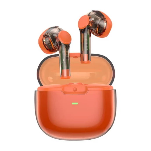 سماعات أذن TWS12 Pure Sound TWS، صوت جهير نقي، صوت ستيريو لاسلكي حقيقي، مساعد صوتي ذكي، وظيفة النقر، إصدار بلوتوث 5.3 - برتقالي من وي وو سماعات أذن TWS12 Pure Sound TWS، صوت جهير نقي، صوت ستيريو لاسلكي حقيقي، مساعد صوتي ذكي، وظيفة النقر، إصدار بلوتوث 5.3 - برتقالي من وي وو