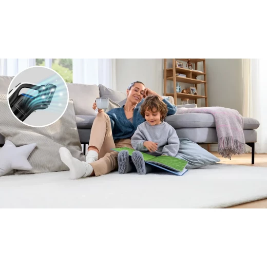 مكنسة Bosch Unlimited 10 اللاسلكية البيضاء - تنظيف قوي - بوش - Image 15