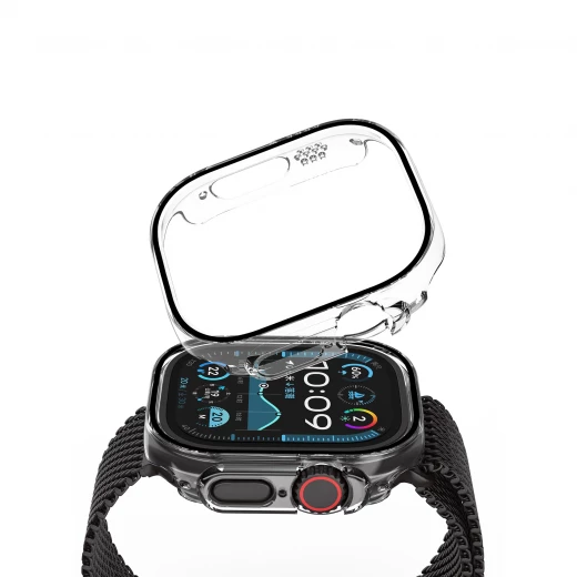 حافظة و واقي شاشة وي وو Apple Watch Ultra 49mm - شفاف - وي وُو - Image 2