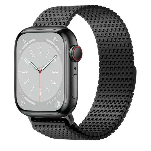 WIWU Apple Watch Metal Band 38/40/41mm Black - Stylish & Durable WIWU Apple Watch Metal Band 38/40/41mm Black - Stylish & Durable