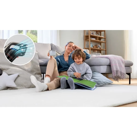 Bosch Unlimited 9 Black Cordless Handstick Vacuum Cleaner - Powerful Cleaning - BOSCH - Image 3