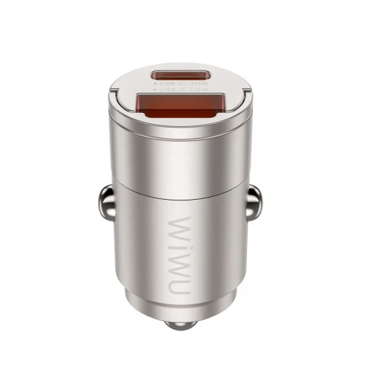 شاحن سيارة وي وو Nano 30W سريع بمنفذي USB-A و USB-C - وي وُو - Image 5