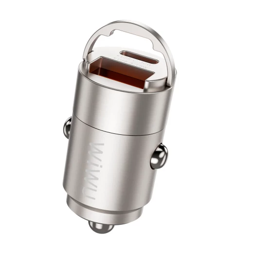شاحن سيارة وي وو Nano 30W سريع بمنفذي USB-A و USB-C - وي وُو - Image 3