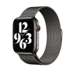 سوار ساعة وي وو Apple مقاس 38/40 مم Minalo أسود من الفولاذ المقاوم للصدأ - وي وُو