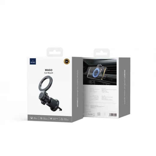 حامل سيارة وي وو MAGO Series Magsafe - تثبيت مغناطيسي آمن ودوران 360 درجة - وي وُو - Image 2