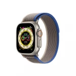 DUXDUCIS Apple Watch Trail Loop Blue/Grey Woven Nylon Strap 42-49mm