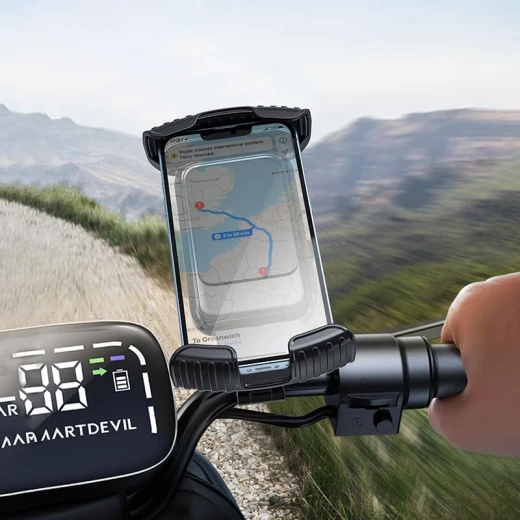 WIWU CH037 Bicycle Phone Holder - Secure & Adjustable Black - Wiwu - Image 3