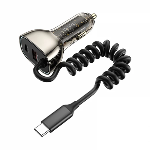 شاحن سيارة وي وو 90W مع كابل Type C - شحن سريع - وي وُو - Image 5