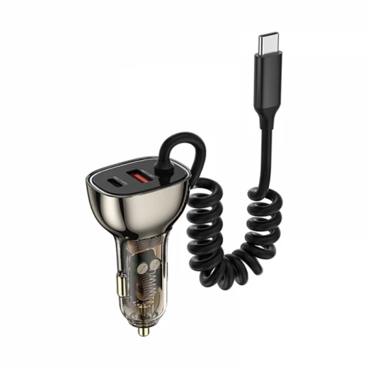 شاحن سيارة وي وو 90W مع كابل Type C - شحن سريع - وي وُو - Image 4