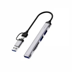 موزع وي وو ZOLO Wi-HB003 5 في 1 USB-C و USB - رمادي - وي وُو