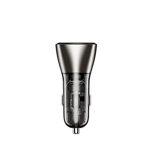شاحن سيارة WIWU PC-500 بمنفذين USB-C بقوة 72 واط - أسود - وي وُو - Image 2