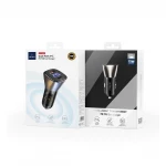 شاحن سيارة WIWU PC-500 بمنفذين USB-C بقوة 72 واط - أسود - وي وُو