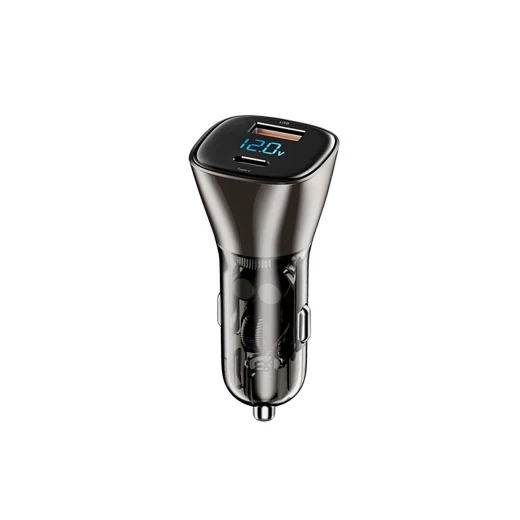 شاحن سيارة WIWU PC-500 بمنفذين USB-C بقوة 72 واط - أسود - وي وُو - Image 4