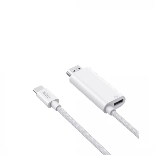 كابل وي وو Type-C إلى HDMI بدقة 4K UHD مع شحن PD - 1.8 متر - وي وُو - Image 3