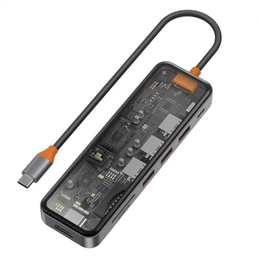 محور وي وو Cyber 7 في 1 USB-C - رمادي: وسّع إمكانيات الاتصال محور وي وو Cyber 7 في 1 USB-C - رمادي: وسّع إمكانيات الاتصال