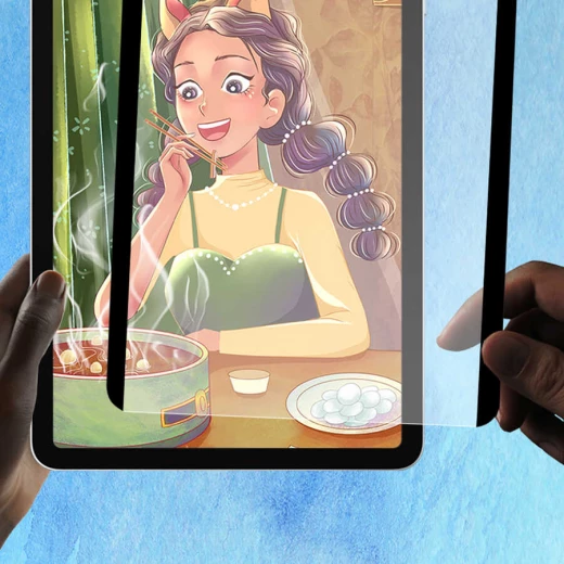 واقي شاشة مغناطيسي لجهاز iPad 10.9"/11" برو من وي وو- شفاف - وي وُو - Image 6