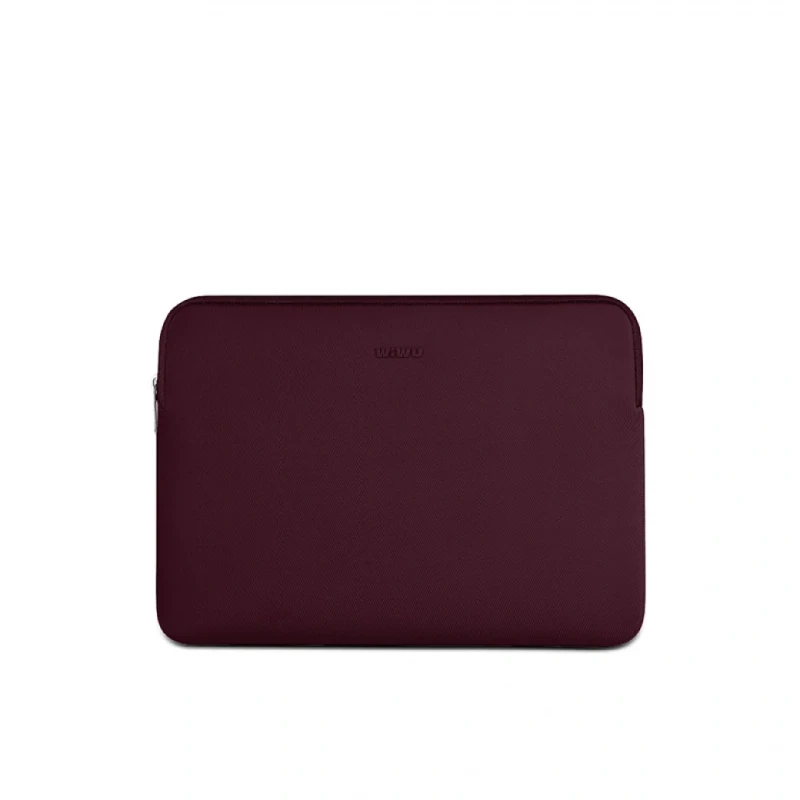 WiWU Skin Zero 14-Inch Ultra-Thin Laptop Sleeve Bag – Anti-Scratch Protection – Burgundy Red - Wiwu