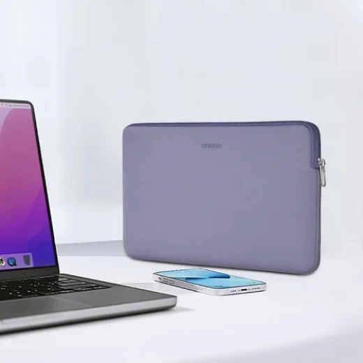 حقيبة لابتوب وي وو Skin Zero بحجم 16 إنش – تصميم نحيف جداً لحماية فائقة من الخدوش والصدمات – لون بنفسجي - وي وُو - Image 4