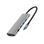 محول وي وو Alpha 11 في 1 USB-C - رمادي - محول متعدد المنافذ - وي وُو