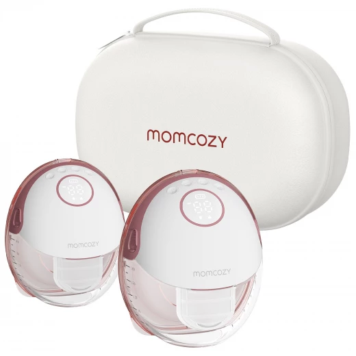 Momcozy M6 Double Electric Breast Pump Red 180ml - Efficient Pumping Momcozy M6 Double Electric Breast Pump Red 180ml - Efficient Pumping