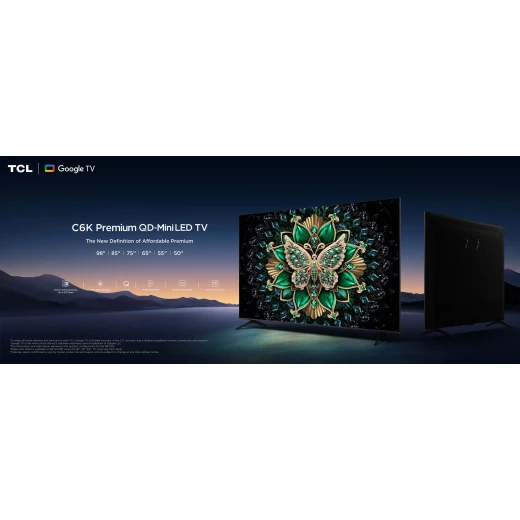 تلفزيون TCL C6K بريميوم QD-Mini LED (فئة Mini LED الأساسية) – شاشة QLED مع معدل تحديث 144 هرتز لتجربة مشاهدة فائقة السلاسة - تي سي ال - Image 11