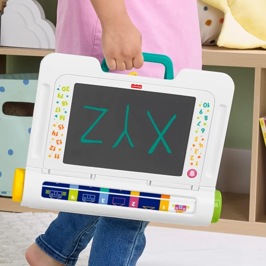 Fisher Price Learn & Doodle Desk: Mess Free LCD Writing Tablet for Kids Ages 3+ Portable Creative Play - Fisher-Price - Image 2