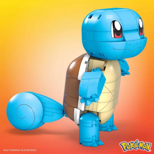 MEGA Construx Pokémon Build & Show Squirtle,199-Piece Building Set with Poseable Figure & Water-Type Effects, GYH00, Mattel - Mega Construx - Image 3